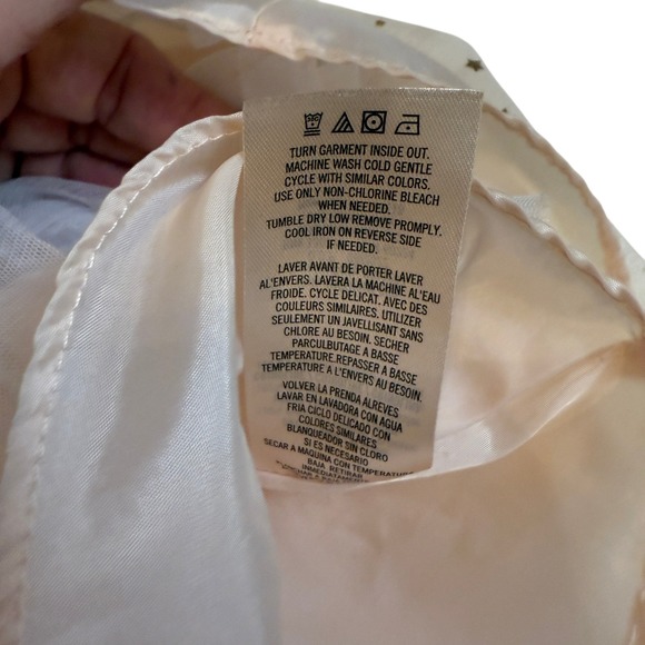 Pippa & Julie Pastourelle Girls Peach Gold Foil Star Tulle Party Dress Size - Picture 6 of 7